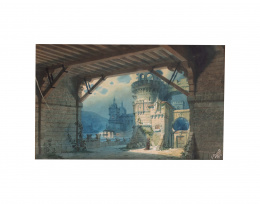 915.  GIORGIO BUSATO (Venecia, 1836- Inglaterra,1917)Escena de Romeo y Julieta