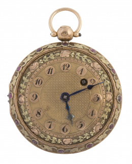 435.  Reloj Lepine de oro S. XIX