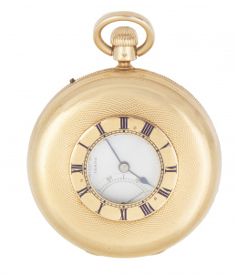 441.  Reloj de bolsillo saboneta WEBSTER CORNHILL London 12804 en oro