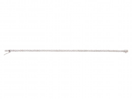 125.  Pulsera rivère con setenta chatones en marco hexagonal