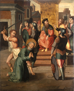788.  FELIPE PABLO SAN LEOCADIO (Valencia, h. 1480 - 1547)Decapitación de San Pabloh. 1525-1530