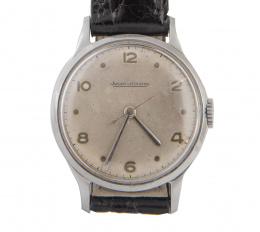 454.  Reloj JAEGUER LE COULTRE en acero años 50