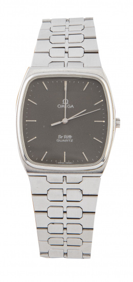 455.  Reloj OMEGA DE VILLE quartz en acero años 70