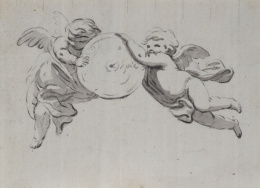 883.  ESCUELA ESPAÑOLA, SIGLO XVIIIEstudio de ángeles 