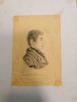 873.  ESCUELA ESPAÑOLA, SIGLO XIXLeonardo Alenza, busto