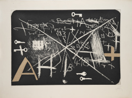 1019.  ANTONI TÀPIES (Barcelona, 1923 - 2012)Esperit Catalá II
