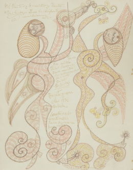 1085.  LORENZO APARICIO "BOLICHE" (Madrid, 1900 - 1989)Violinista y bailarina, c.1976