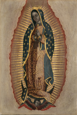 843.  ESCUELA MEXICANA, SIGLO XVIIIVirgen de Guadalupe