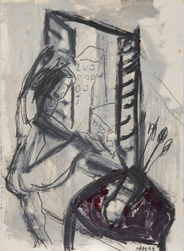 1184.  HORACIO SAPERE (Buenos Aires, 1951)Huidu per la ventana