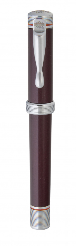 403.  Pluma estilográfica HARLEY DAVIDSON granate. Nº 69221