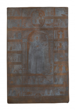 734.   JUAN DE COURBES (1592-1641)El Venerable Bernardino de Obregón con los episodios de su vida