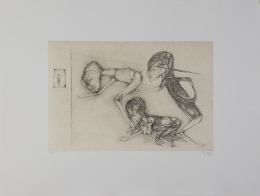 839.  FRED DEUX (Boulogne-Billancourt, 1924 - La Châtre, 2015)Le miroir, 2000