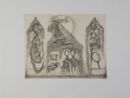 840.  FRED DEUX (Boulogne-Billancourt, 1924 - La Châtre, 2015)17 Rue Notre Dame, 2000