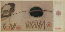 897.  ALBERTO PORTA "ZUSH" (Barcelona, 1946)Billete de 100 Tucares, 1980