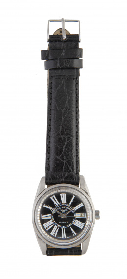 394.  Reloj CUERVO Y SOBRINOS años 40 en acero