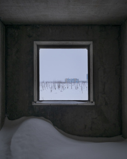 1215.  PEDRO J.SAAVEDRASnowy windows in Norilsk I