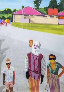 1001.  MIKI LEAL (Sevilla, 1974)La máscara solitaria