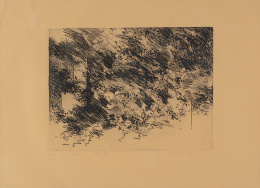 833.  FERNANDO ZÓBEL (Ermita, Manila, 1924 - Roma, 1984)El Jardín (Estado IV), 1973