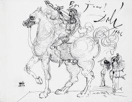 810.  SALVADOR DALÍ (Figueras, 1904 - 1989)Cavalier Triomphant, 1946