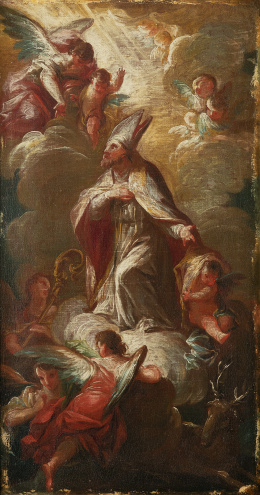 819.  MARIANO SALVADOR MAELLA (Valencia, 1739-Madrid, 1819)San Huberto de Lieja