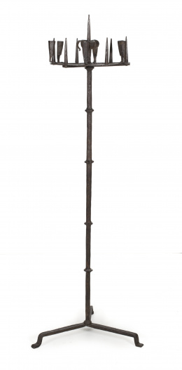 1249.  Hachero de hierro forjadoTrabajo español, S. XVI - XVII.