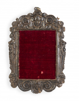 914.  Marco de asta tallada.S. XVI.