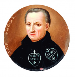 832.  ESCUELA MEXICANA, SIGLO XVIIIRetrato de San Juan de la Cruz