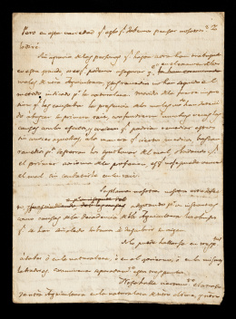 773.  Excmo. Sr. D. Gaspar Melchor de Jovellanos (1744-1811)Importante e inédito documento manuscrito, primer bosquejo para el “Informe de la Ley Agraria”, h. 1793.