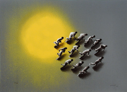 843.  JUAN GENOVÉS (Valencia, 1930 - Madrid, 2020)Eclipse, 2003