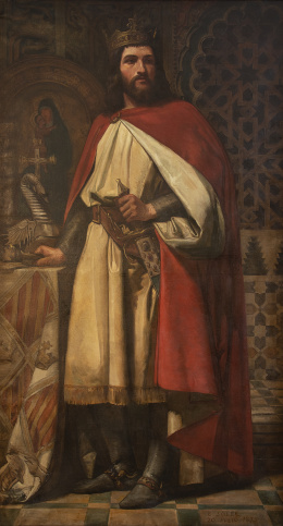 772.  EDUARDO SOLER LLOPIS Alcoy (Alicante), 1.4.1840 - Valencia, 26.2.1928)Jaime I el conquistador