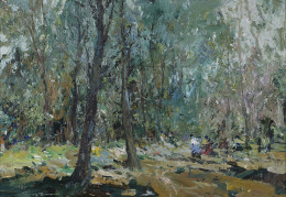 1001.  LUIS GINER BUENO (Godella, Valencia, 1935 - 2000)Arboleda