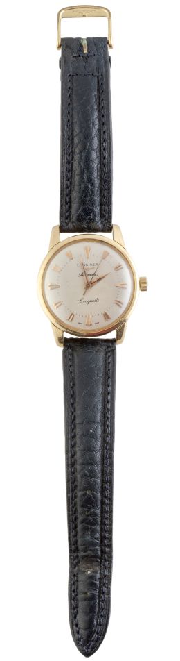 403.  Reloj de pulsera años 30 LONGINES AUTOMATIC en oro 