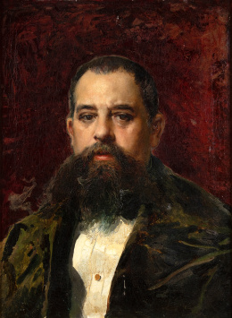 831.  SALVADOR MARTÍNEZ CUBELLS (Valencia, 1845-Madrid, 1914)Retrato de familiar