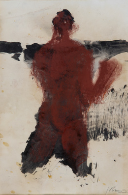 947.  IGNACIO BURGOS (Madrid, 1968)Hombre rojo