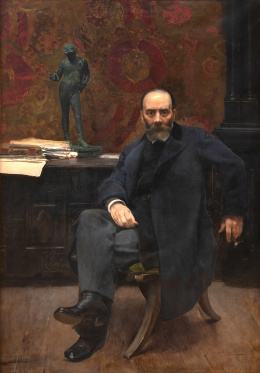 873.  JOAQUÍN SOROLLA Y BASTIDA (Valencia, 1863 - Madrid, 1923) Retrato del Dr. Rafael Cervera