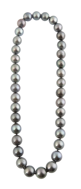 382.  Collar de perlas de Tahití