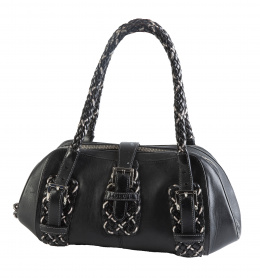 485.  Bolso LOEWE en piel color negro 