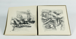 973.  FRANCISCO NIEVA (Valdepeñas, Ciudad Real, 1924)“24 Esquisses Lithographiques”, 1962.