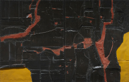 1081.  CEFERINO MORENO (Villena, Alicante, 1934 - Madrid, 2008)“Fragmento de árbol”, 1967.