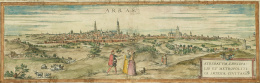 347.  GEORG BRAUM (1572-1617) & FRANZ HOGENBERG (1542-1600) La ciudad de Arras