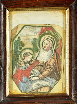 249.  GASPAR HUBERTI (1619-1684)Educación de la Virgen.