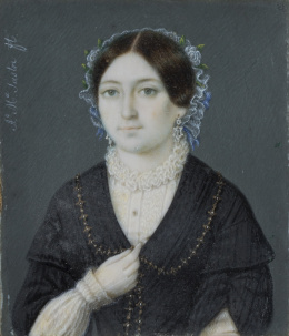228.  ANTONIO MARÍA SASTRE (Escuela española, siglo XIX)Retrato de dama.