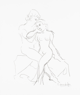 739.  FRANCISCO HERNÁNDEZ (Melilla, 1932 - Vélez, 2012)​Pareja.