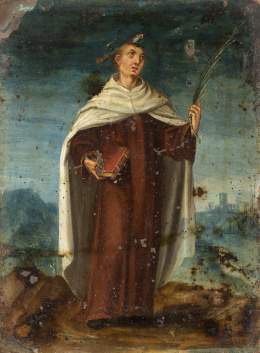 534.  ESCUELA ESPAÑOLA, SIGLO XVIISan Ángel de Jerusalén.
