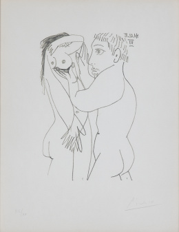 919.  PABLO PICASSO (Málaga, 1881 - Mougins, 1973)Le Gôut du Bonheur