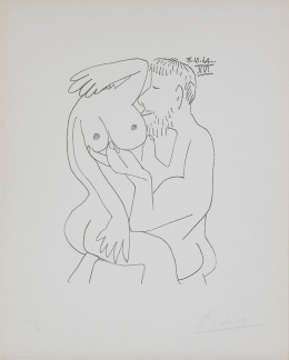 920.  PABLO PICASSO (Málaga, 1881 - Mougins, 1973)Le Gôut du Bonheur