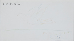 909.  CRISTÓBAL TORAL (Torre Alháquime, Cádiz, 1940)Paloma, 1985