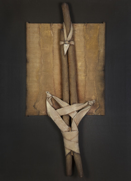 992.  FRANCISCO ROJAS (Toledo, 1942)Dos palos, 1987/88