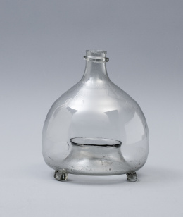 562.  Mosquitero de vidrio transparente.Cataluña, S. XVIII.