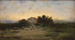 816.  MODESTO URGELL E INGLADA (Barcelona, 1839-1919)Paisaje